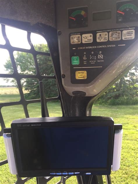 case skid steer backup camera|backup camera for bobcat.